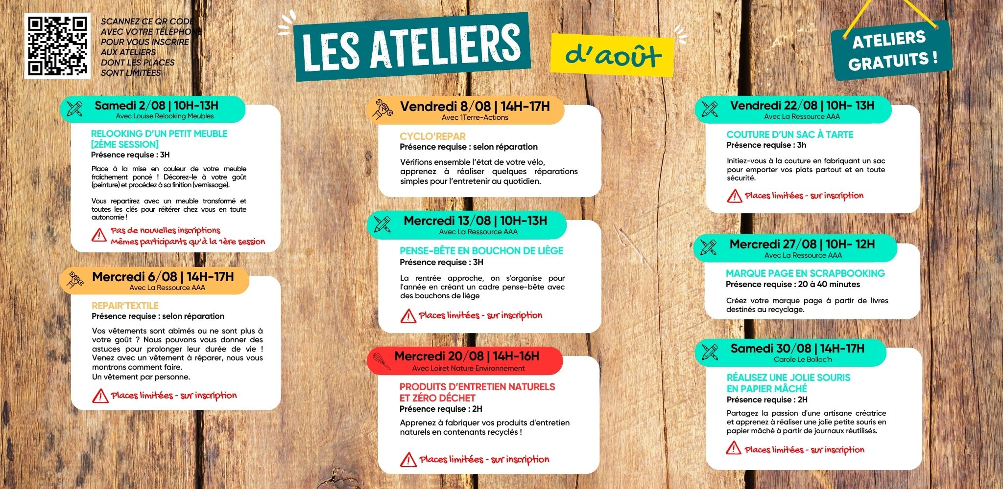 Programme d'août